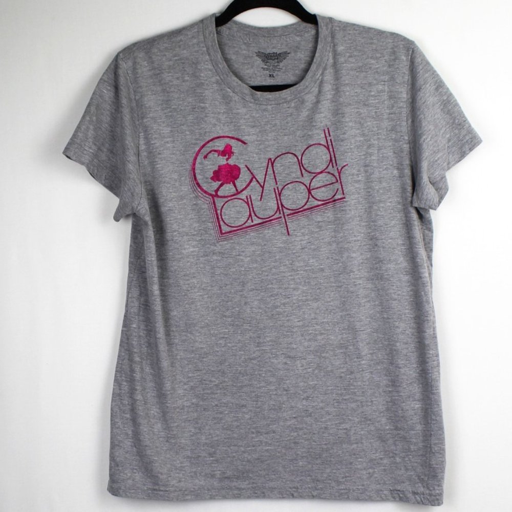 Juniors XL 80s Retro Cyndi Lauper T-shirt